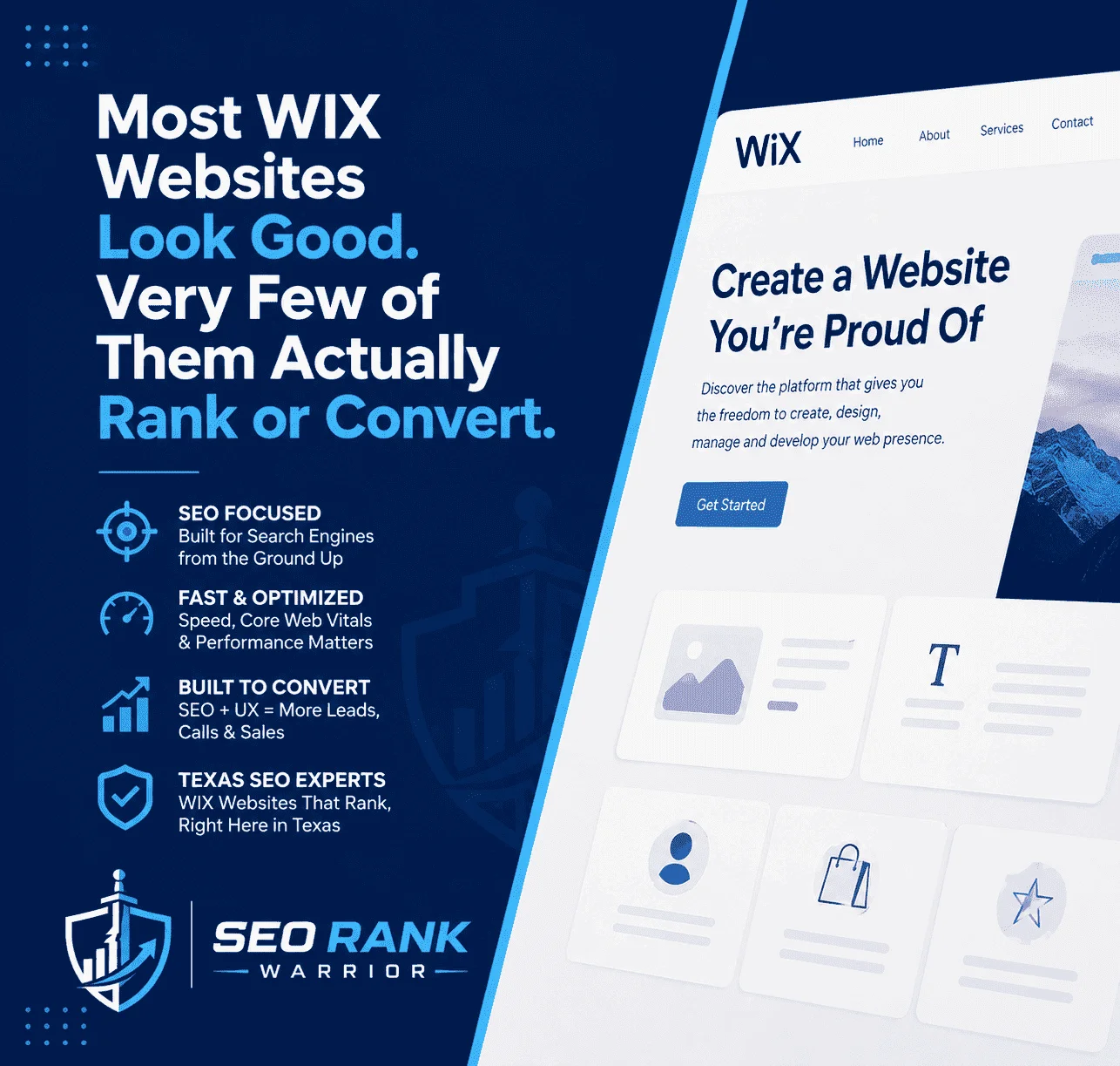 Most WIX Websites Look Good. Very Few of Them Actually Rank or Convert. SEO Rank Warrior